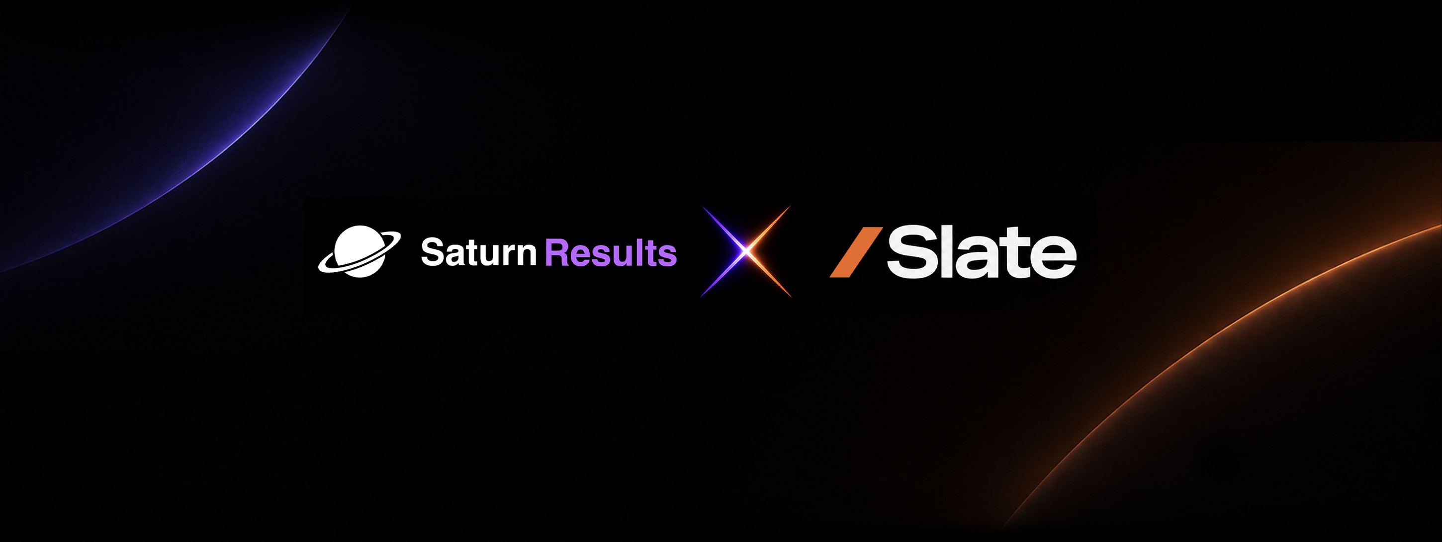 Saturn Results and Slate brand lockup